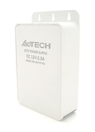 Імпульсний адаптер живлення ADtech 12 В 2.5 А (30 Вт) Plastic ...