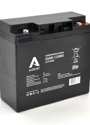 Аккумулятор ASBIST Super AGM ASAGM-12200M5, Black Case, 12V 20...