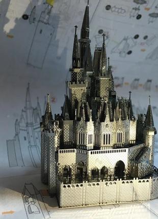 Металлический 3D пазл головоломка конструктор Замок Золушки