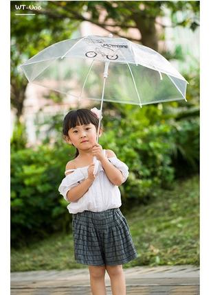 Парасолька WK mini Umbrella WT-U06 прозора (6970349283836)