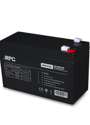Акумуляторна батарея RPC GP07121L 12 V 7 AH (BTVACFUOBTA1LCW01...