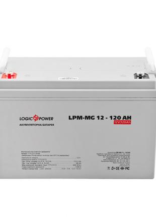 Акумуляторна батарея LogicPower 12 V 120 AH (LPM-MG 12 - 120 A...