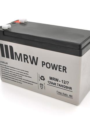 Акумуляторна батарея Mervesan MRV-12/7 12 V 7 Ah ( 150 x 65 x ...