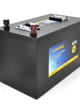 Аккумуляторная батарея Vipow LiFePO4 51,2V 100Ah со встроенной...
