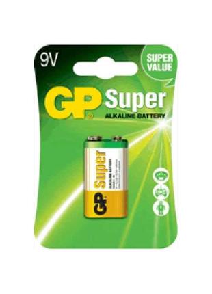 Батарейка 6LF22 1шт SUPER ALKALINE 9V 1604A-5UE1 ТМ GP