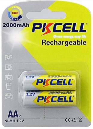 Акумулятор PKCELL 1.2V AA 2000 mAh NiMH Rechargeable Battery, ...