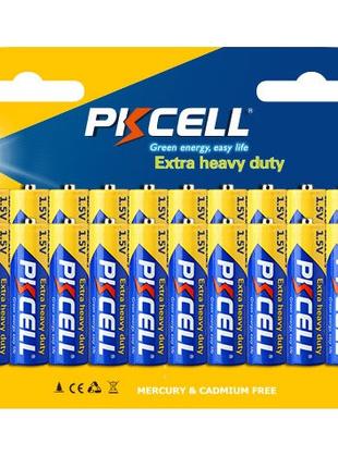 Батарейка сольова PKCELL 1.5V AA/R6, 24 штуки в блістері ціна ...