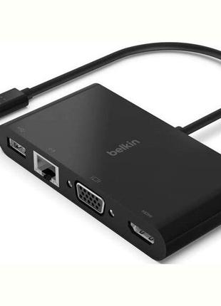 Док-станція Belkin USB-C Multimedia Adapter (AVC005BTBK)