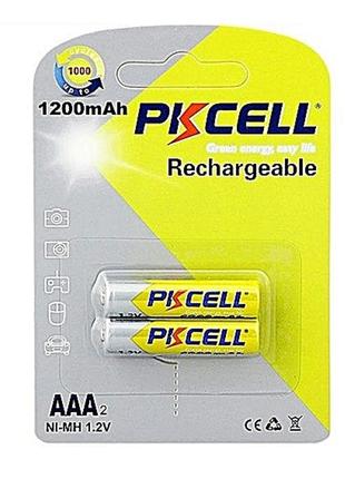 Акумулятор PKCELL 1.2V AAA 1200 mAh NiMH Rechargeable Battery,...