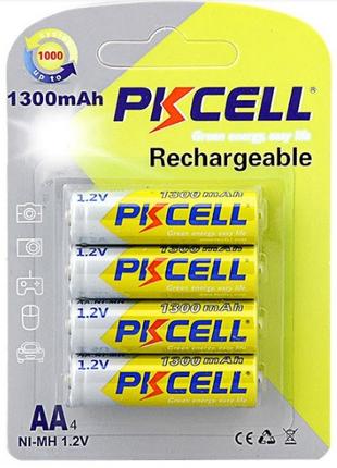 Акумулятор PKCELL 1.2V AA 1300 mAh NiMH Rechargeable Battery, ...