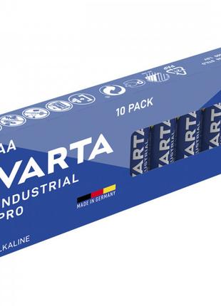 Батарейки Varta Industrial PRO AA 10 шт (4008496882076)