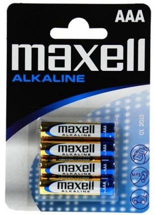 Батарейка Maxell AAA/LR03 BL 4 шт