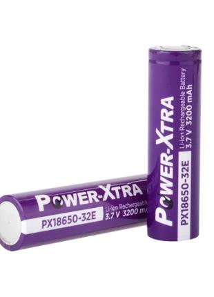 Акумулятор Li-ion Power-Xtra 18650 3200mAh 3.7V, Violet