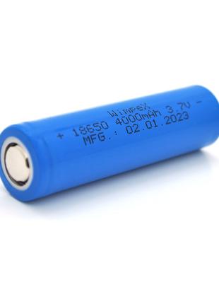 Акумулятор WMP-4000 18650 Li-Ion Flat Top, 1800 mAh, 3.7V, Blue
