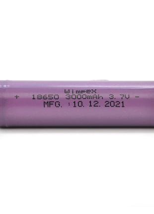 Акумулятор WMP-3000 18650 Li-Ion Tip Top, 1000 mAh, 3.7V, Purple