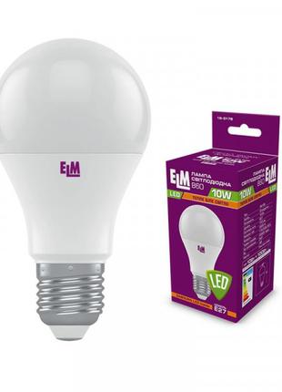 Лампа світлодіодна стандартна ELM 10W E27 3000 K (18-0176)