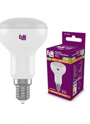 Лампа світлодіодна рефлекторна ELM 5W R50 E14 3000K (18-0054)