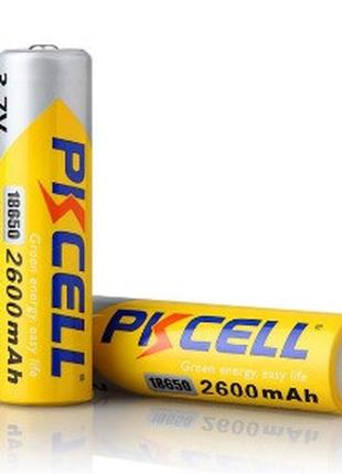 Акумулятор 18650 PKCELL 3.7V 18650 2600 mAh Li-ion rechargeabl...