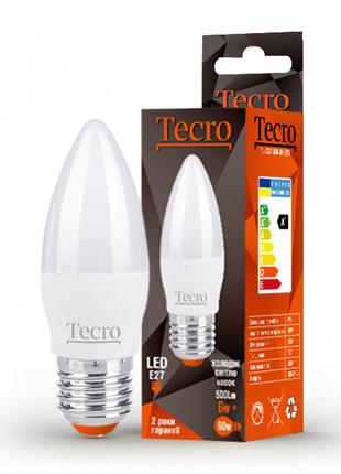 Лампа світлодіодна Tecro 6W E27 4000K (TL-C37-6W-4K-E27)