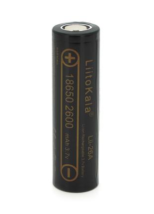 Аккумулятор 18650 Li-Ion LiitoKala Lii-26A, 2600mah （2450-2650...