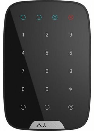 Бездротова сенсорна клавіатура Ajax KeyPad Black (000005653/87...