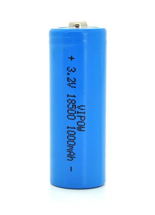 Литий-железо-фосфатный аккумулятор 18500 Lifepo4 Vipow IFR1850...