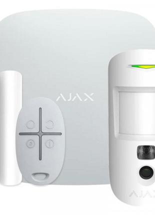 Комплект охоронної сигналізації Ajax StarterKit Cam White
(165...