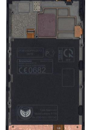 Матриця з тачскріном (модуль) Lenovo P770 чорний із чорною рамкою