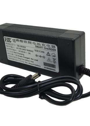 Зарядний пристрій HE для Li-Ion акумуляторів 36.5V2A, штекер 5...