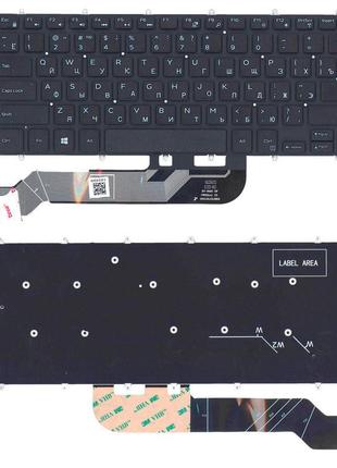 Клавіатура для ноутбука Dell Inspiron (13-5368) Black, (No Fra...