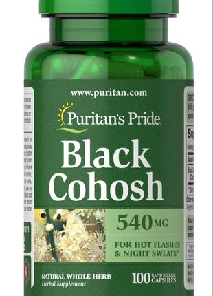BLACK COHOSH 540 mg, 100 капсул