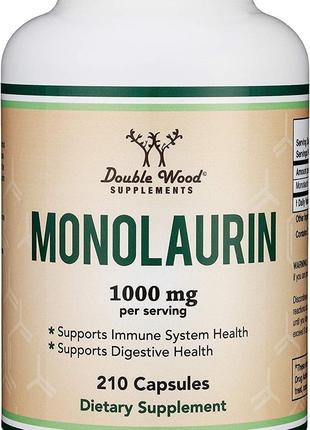 Монолаурин Double Wood Monolaurin 1000 mg 1000 mg 210 capsules