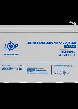 Аккумулятор мультигелевый LPM-MG 12V - 7.2 Ah