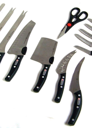 Набор профессиональных кухонных ножей 13 в 1 Mibacle Blade