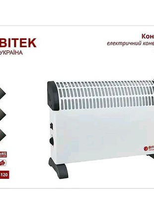 Обогреватель электрический конвекционный 220в фирмы BITEK BT-4120