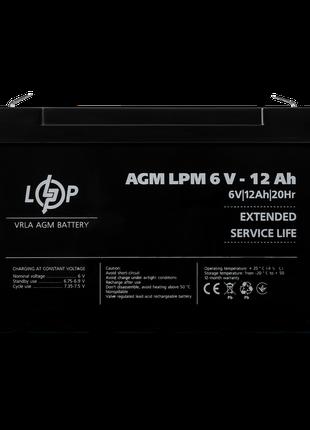 Аккумулятор AGM LPM 6V - 12 Ah