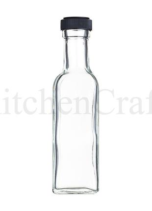 Пляшка скляна з поворотною кришкою 100мл