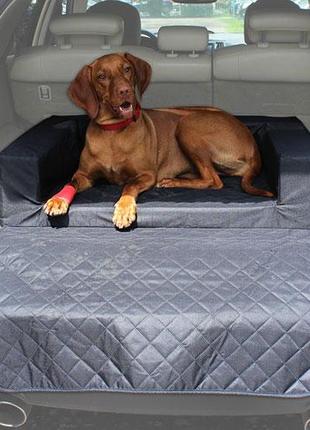 Лежак для Собак в машину Elegant Black вологостійкий 90х70х20см