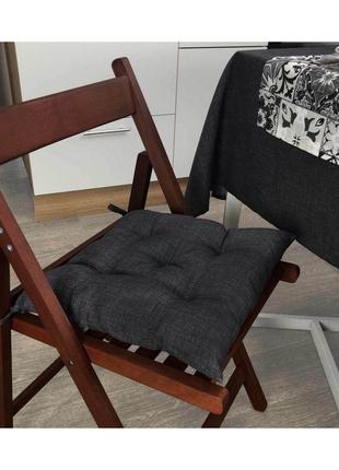Подушка на стілець Black Milan 40х40 см