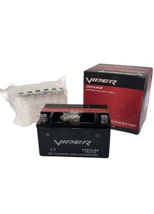 Аккумулятор пастовый 7Ah 12V AGM (UTX7A-BS) "Viper" 2024г.в.