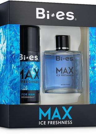 Набор для мужчин Bi-Es Max (Лосьон после бритья 100 мл Дезодор...