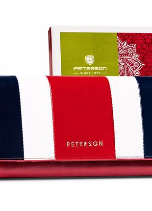 Кошелек жіночий шкіряний Peterson PTN PL-467-4699 різнокольоровий