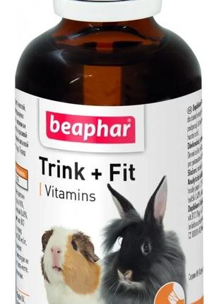 Beaphar Trink+Fit витамины для шерсти и костей грызунов и крол...