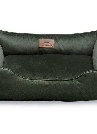 Лежак Dreamer Velour Green L (90x60 cm)
