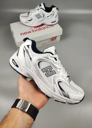 Кросівки New Balance 530 White Silver Navy Blue