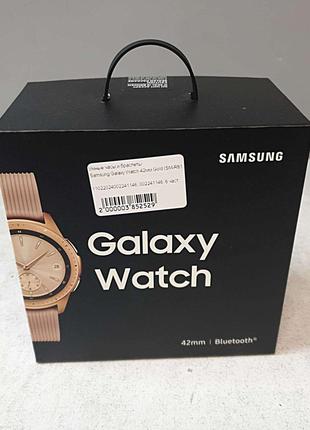 Смарт-годинник браслет Б/У Samsung Galaxy Watch 42 мм Gold (SM...