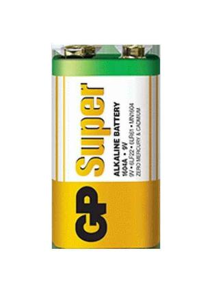 Батарейка 6LF22 1шт SUPER ALKALINE 9V 1604AEB-5S1 ТМ GP