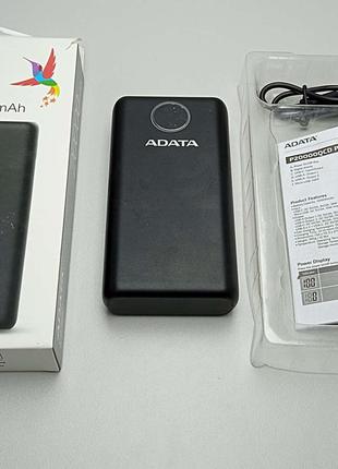 Универсальный внешний аккумулятор повербанк Б/У Adata P20000QC...