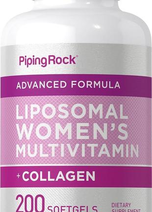 Мультивитамины и коллаген для женщин Piping Rock Liposomal Wom...