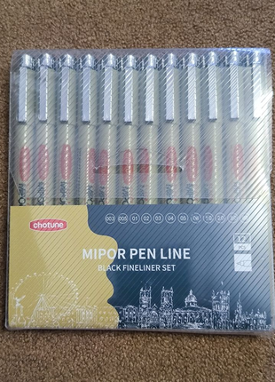 Ручка линер лайнер для рисования mipor